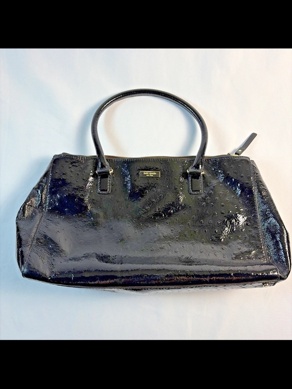 kate spade Black Leather Shoulder Bag - with COA